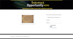 Desktop Screenshot of internet-opportunity-news.org