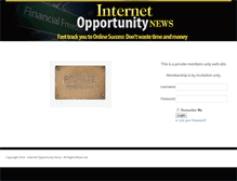 Tablet Screenshot of internet-opportunity-news.org